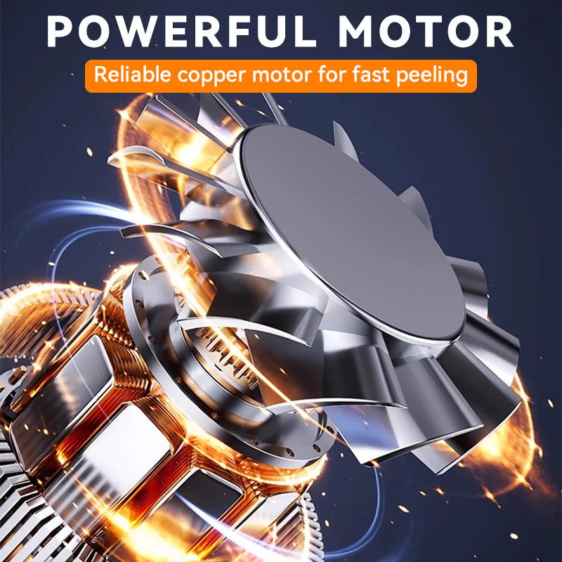 Sbucciatore Elettrico per Frutta e Verdura Trasparente