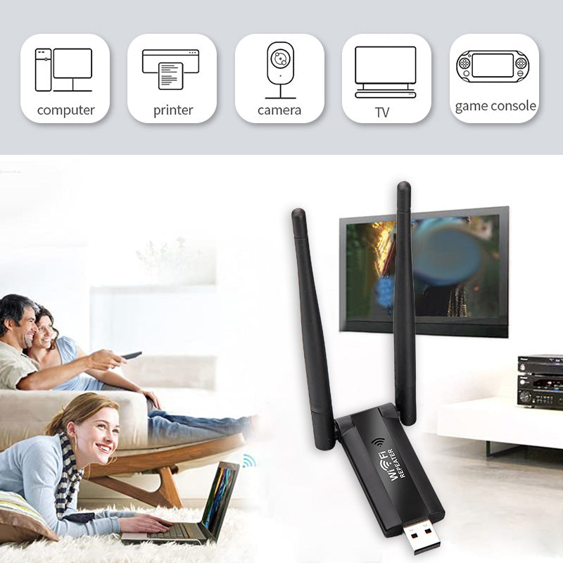 Amplificatore di Segnale WiFi Alimentato via USB