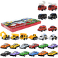 🔥Promozione a tempo limitato 50% DI SCONTO!!!🚗Calendario dell'Avvento per bambini: set di veicoli da cantiere in lega