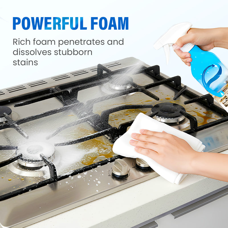 🥳VENDITA CALDA 2026🥳💞+50.000 PEZZI VENDUTI!🧼🌿 Grasso ostinato? Scompare in secondi! Potente spray cucina multisuperficie. ✨🍳