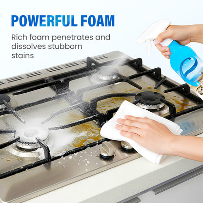 🥳VENDITA CALDA 2026🥳💞+50.000 PEZZI VENDUTI!🧼🌿 Grasso ostinato? Scompare in secondi! Potente spray cucina multisuperficie. ✨🍳