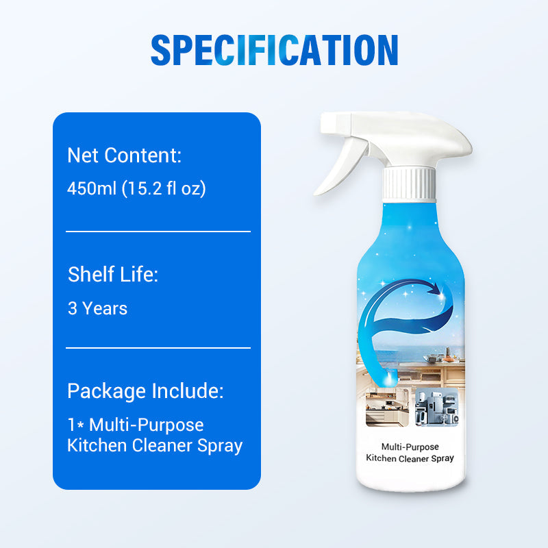 🥳VENDITA CALDA 2026🥳💞+50.000 PEZZI VENDUTI!🧼🌿 Grasso ostinato? Scompare in secondi! Potente spray cucina multisuperficie. ✨🍳