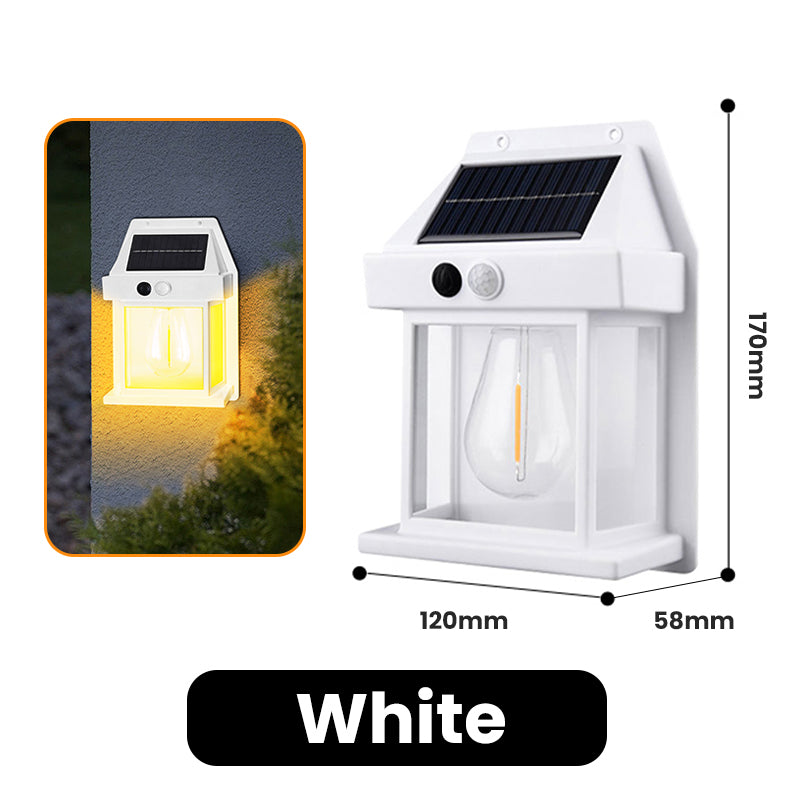 💡 SCONTO DEL 50% ORA! Lampada solare da parete con sensore di movimento, lanterna impermeabile IP65, 3 modalità di illuminazione, accensione e spegnimento automatici, luce calda e luminosa per giardino, patio, portico e vialetti