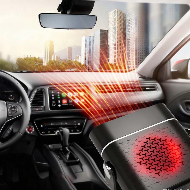 📢📢 50% DI SCONTO !!! ⏰ Riscaldatore auto portatile 2 in 1 con rotazione a 360°