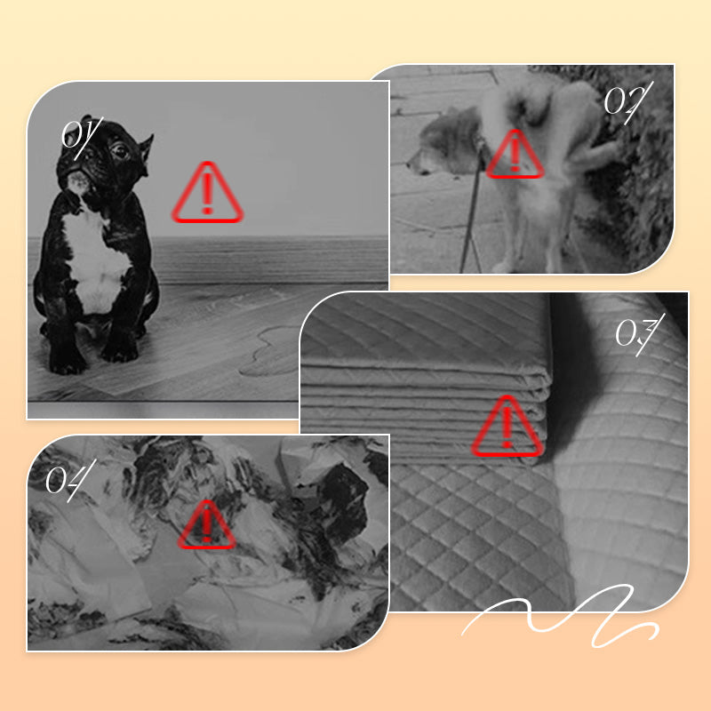 🐾 Tappetini Igienici Super Assorbenti per Cani | Assorbimento in 10 Secondi ⏱️ | Bloccaggio a Tre Strati Anti-Perdita 🛡️ | Base Impermeabile per Pavimenti e Tappeti 🏠 | Confezioni da 50 Pezzi, 25×30 cm 📏