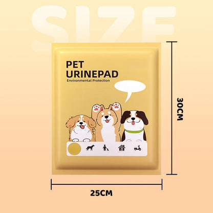 🐾 Tappetini Igienici Super Assorbenti per Cani | Assorbimento in 10 Secondi ⏱️ | Bloccaggio a Tre Strati Anti-Perdita 🛡️ | Base Impermeabile per Pavimenti e Tappeti 🏠 | Confezioni da 50 Pezzi, 25×30 cm 📏