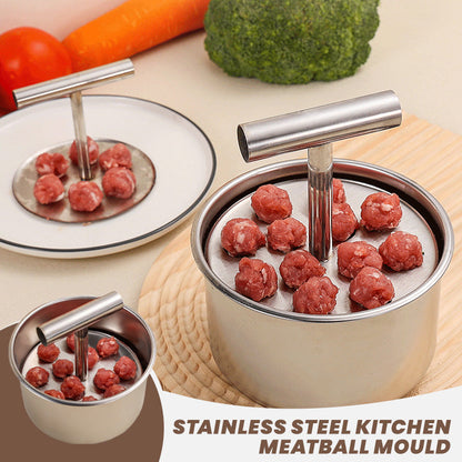 📢📢50% DI SCONTO & DISPONIBILE⏰✨Stampo per Polpette da Cucina in Acciaio Inox