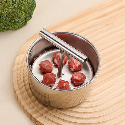 📢📢50% DI SCONTO & DISPONIBILE⏰✨Stampo per Polpette da Cucina in Acciaio Inox