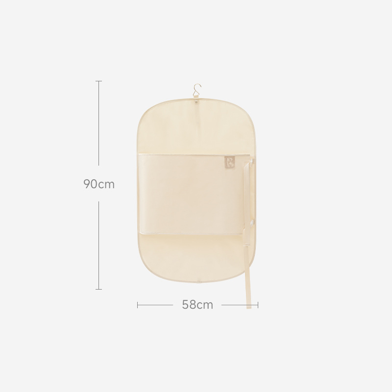 📦Borsa portaoggetti antipolvere👚🛡️ Con pareti in ferro, antipolvere e antiumidità, una borsa può contenere tutti i vestiti stagionali della famiglia!