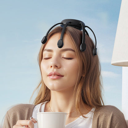 🐙 SCONTO DEL 50% ORA! 💆‍♂️ Massaggiatore Testa Intelligente a Polpo – Impastamento Rilassante, Modalità Multiple e Design Portatile 🔋