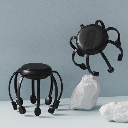 51% DI SCONTO ORA! 💆‍♂️ Massaggiatore per testa intelligente a forma di polpo – Impastamento rilassante, modalità multiple e design portatile 🔋