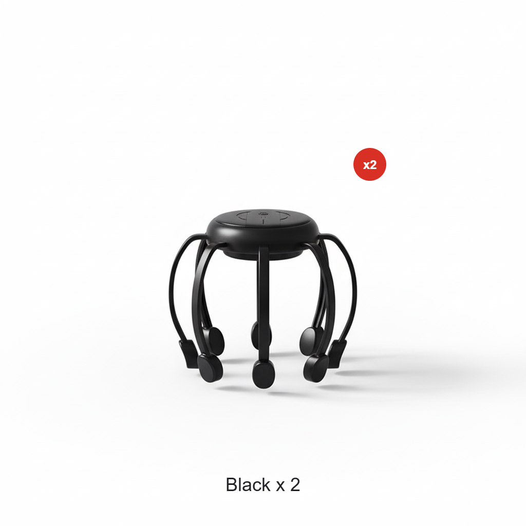 51% DI SCONTO ORA! 💆‍♂️ Massaggiatore per testa intelligente a forma di polpo – Impastamento rilassante, modalità multiple e design portatile 🔋