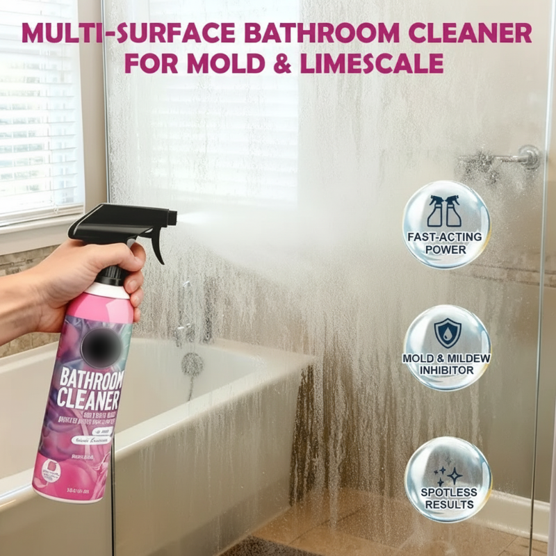 💗ULTIMO GIORNO DI SALDI 50% DI SCONTO⚡OLTRE 50.000 PEZZI VENDUTI💕Detergente Multisuperficie Bagno contro Muffa e Calcare🛁