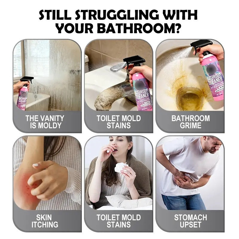 💗ULTIMO GIORNO DI SALDI 50% DI SCONTO⚡OLTRE 50.000 PEZZI VENDUTI💕Detergente Multisuperficie Bagno contro Muffa e Calcare🛁