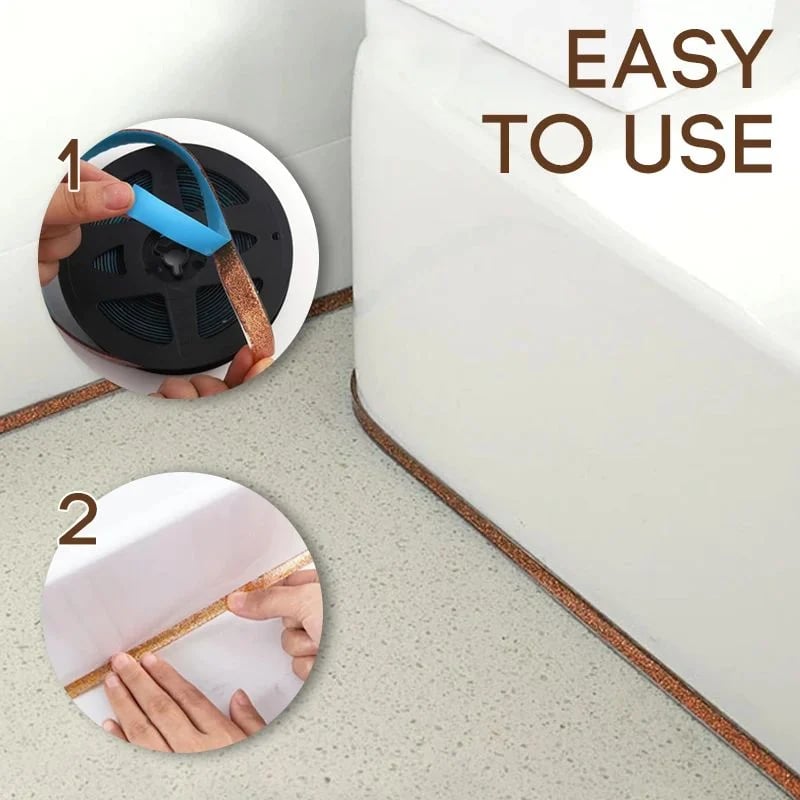 Striscia sigillante autoadesiva impermeabile antimuffa per fessure di piastrelle ceramiche 🛠️✨ – Addio fessure sporche! 🚫🦠 Semplice fai-da-te, sigillatura durevole per piastrelle, lavandini e vasche