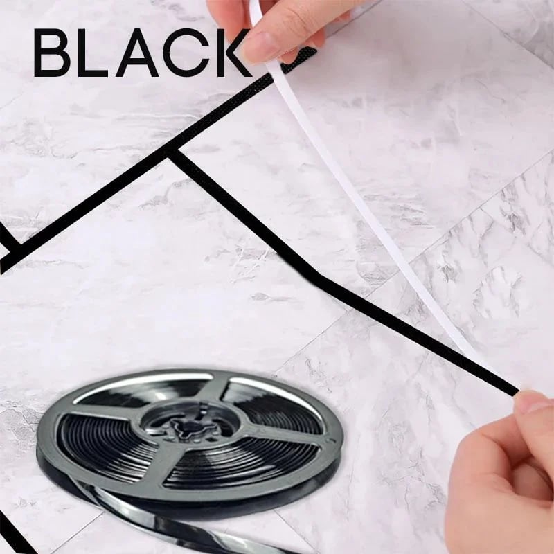 Striscia sigillante autoadesiva impermeabile antimuffa per fessure di piastrelle ceramiche 🛠️✨ – Addio fessure sporche! 🚫🦠 Semplice fai-da-te, sigillatura durevole per piastrelle, lavandini e vasche