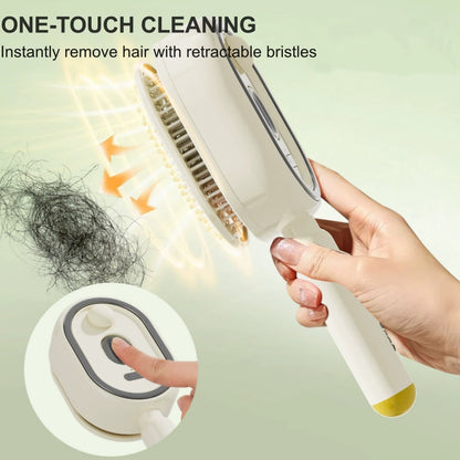 🧴Spazzola elettrica per capelli con funzione spray e massaggio💆♀️✨