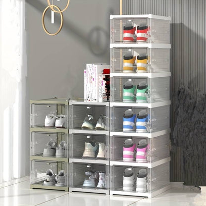 Scatola porta scarpe rinforzata integrata senza installazione
