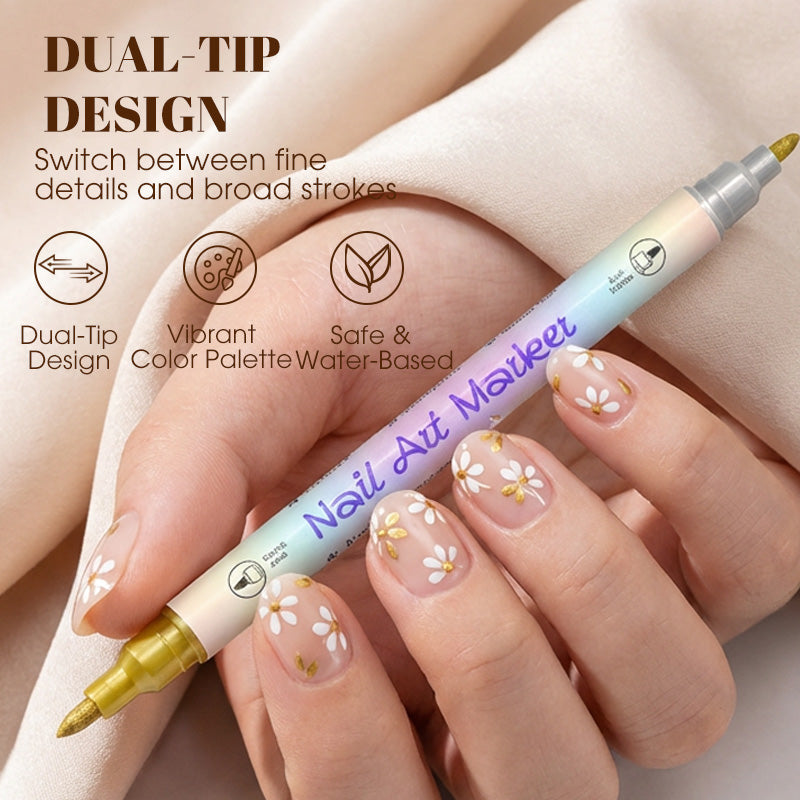 💅🖌️Penna per nail art con doppia punta