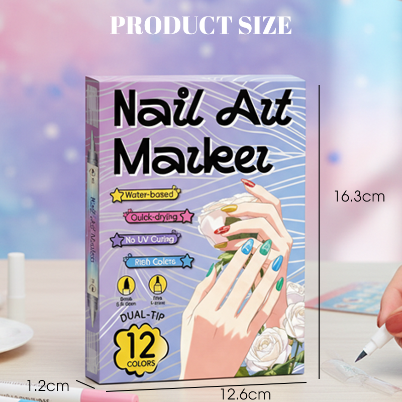 💅🖌️Penna per nail art con doppia punta