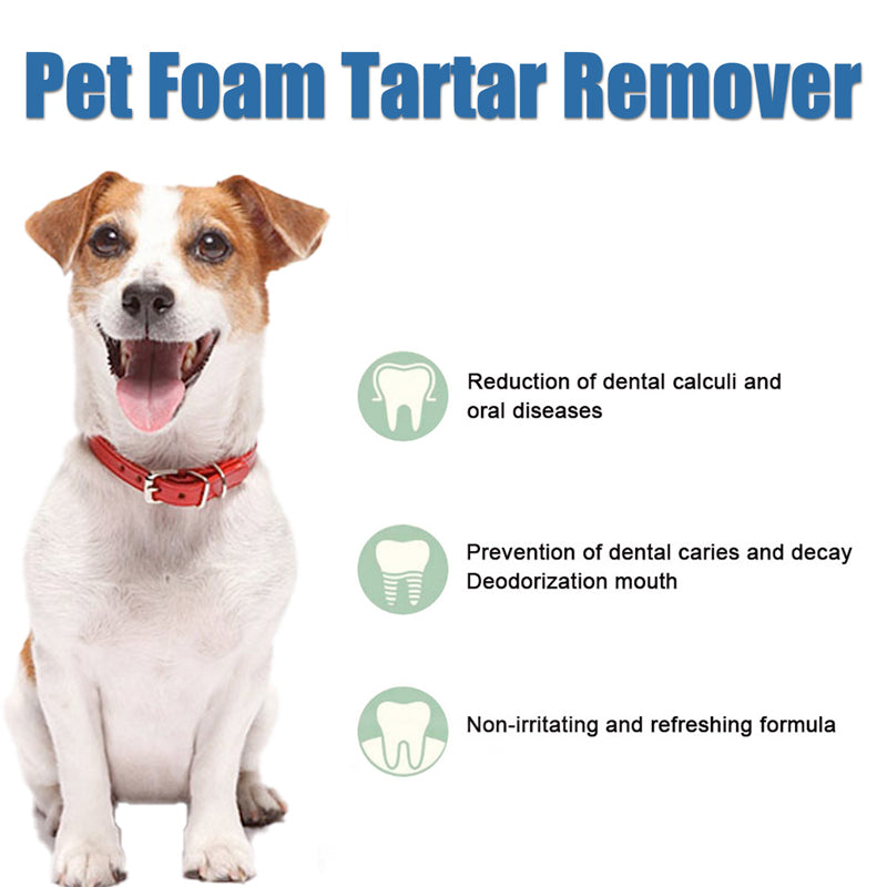 ✨ OFFERTA SPECIALE 50% DI SCONTO! 🐾 Schiuma rimuovi tartaro per animali domestici – Formula naturale e utilizzo semplice!