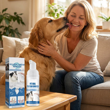 ✨ OFFERTA SPECIALE 50% DI SCONTO! 🐾 Schiuma rimuovi tartaro per animali domestici – Formula naturale e utilizzo semplice!