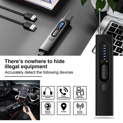 ✨  Camera nascosta e rilevatore GPS con 5 modalità di ricerca e schermo LCD per la protezione personale