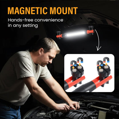 🛠️ Torcia da Lavoro Indistruttibile con Base Magnetica🚗Quattro Modalità Luminose per Officine🔥Garage e Lavori all’Aperto in Qualsiasi Condizione🔥🔥