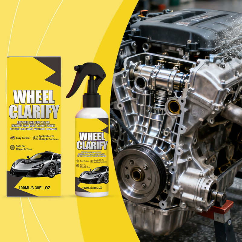 🚗 Detergente spray antiruggine per auto – Elimina ruggine e polvere dei freni, per ruote e carrozzeria – Sicuro e brillante!