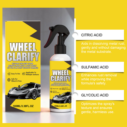 🚗 Detergente spray antiruggine per auto – Elimina ruggine e polvere dei freni, per ruote e carrozzeria – Sicuro e brillante!