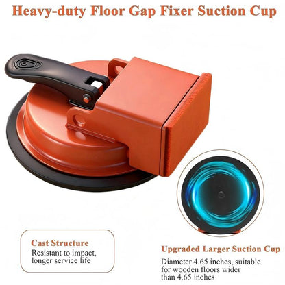 🥳OFFerta speciale 2026🥳💞Oltre 50.000 venduti! 🛠️🔧 50% DI SCONTO! Riparatore per fessure del pavimento resistente – forza di traino 70kg, ventosa da 4,65 pollici. Chiude le fessure tra le assi del pavimento, non serve chiamare un professionista! 🏠✨