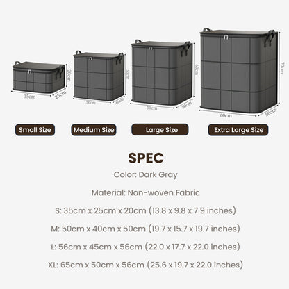 💎 Borsa porta-piumini e biancheria da letto a prova di polvere – Robusta, capiente e con cerniera di sicurezza 🗄️🛏️