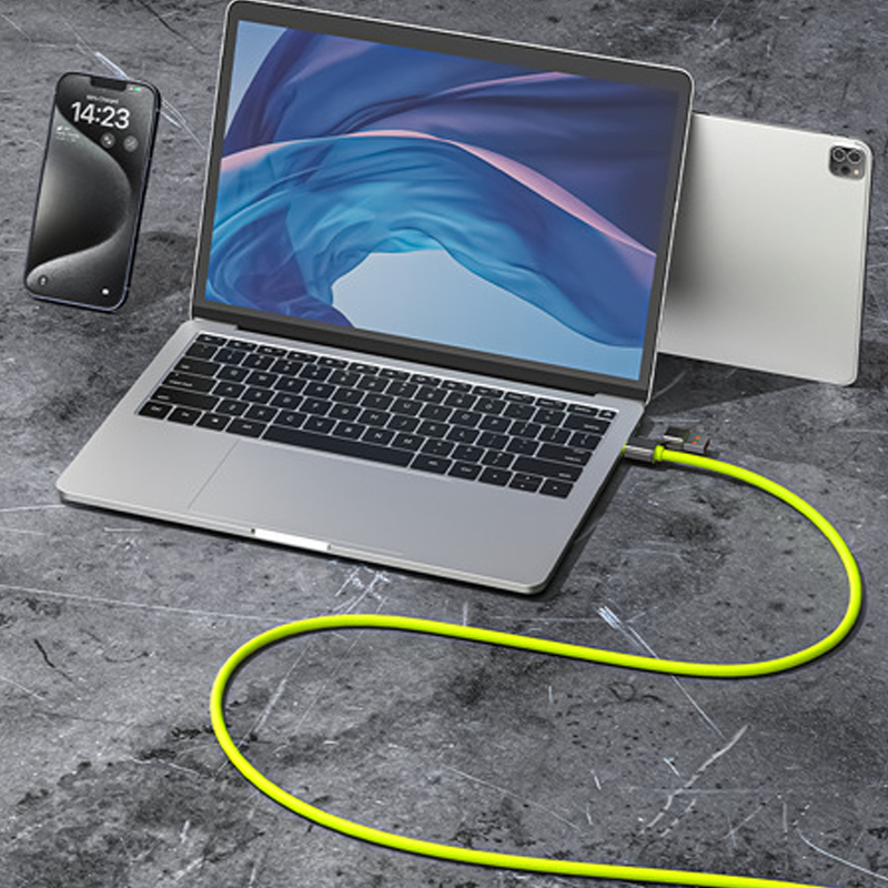 🔌SCONTO 50% ORA! Cavo di Ricarica Rapida 4-in-1 ad Alta Potenza, 240W PD Multi-Interfaccia, USB-A/USB-C a Type-C/Lightning, Cavo di Ricarica Universale per Telefoni e Laptop