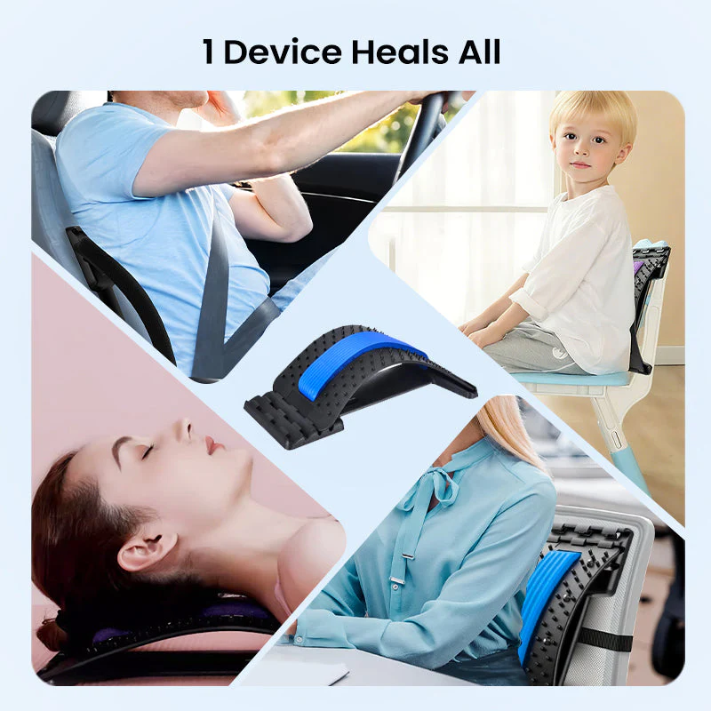 Apparecchio magnetico per massaggi e stretching con editor di testo formattato