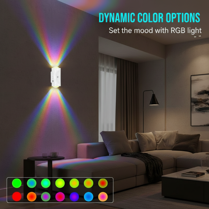 Luce da parete magnetica ricaricabile