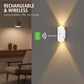 Luce da parete magnetica ricaricabile