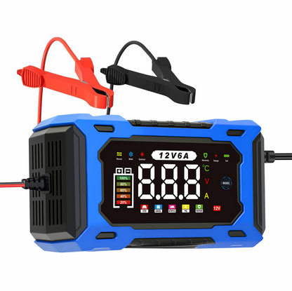 ⏰🔥OFFERTA VALIDA PER POCO TEMPO – 50% DI SCONTO! ⚡ Caricabatteria intelligente per auto 12 V 6 A con regolazione a impulsi – carica velocemente e in sicurezza, prolunga la durata della batteria! 🚗🔋