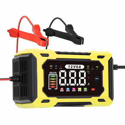 ⏰🔥OFFERTA VALIDA PER POCO TEMPO – 50% DI SCONTO! ⚡ Caricabatteria intelligente per auto 12 V 6 A con regolazione a impulsi – carica velocemente e in sicurezza, prolunga la durata della batteria! 🚗🔋