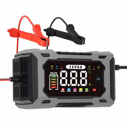 ⏰🔥OFFERTA VALIDA PER POCO TEMPO – 50% DI SCONTO! ⚡ Caricabatteria intelligente per auto 12 V 6 A con regolazione a impulsi – carica velocemente e in sicurezza, prolunga la durata della batteria! 🚗🔋