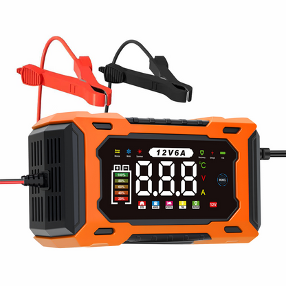 ⏰🔥OFFERTA VALIDA PER POCO TEMPO – 50% DI SCONTO! ⚡ Caricabatteria intelligente per auto 12 V 6 A con regolazione a impulsi – carica velocemente e in sicurezza, prolunga la durata della batteria! 🚗🔋