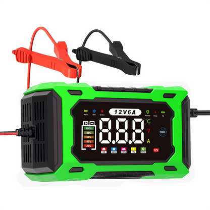 ⏰🔥OFFERTA VALIDA PER POCO TEMPO – 50% DI SCONTO! ⚡ Caricabatteria intelligente per auto 12 V 6 A con regolazione a impulsi – carica velocemente e in sicurezza, prolunga la durata della batteria! 🚗🔋