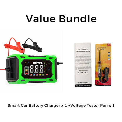 ⏰🔥OFFERTA VALIDA PER POCO TEMPO – 50% DI SCONTO! ⚡ Caricabatteria intelligente per auto 12 V 6 A con regolazione a impulsi – carica velocemente e in sicurezza, prolunga la durata della batteria! 🚗🔋