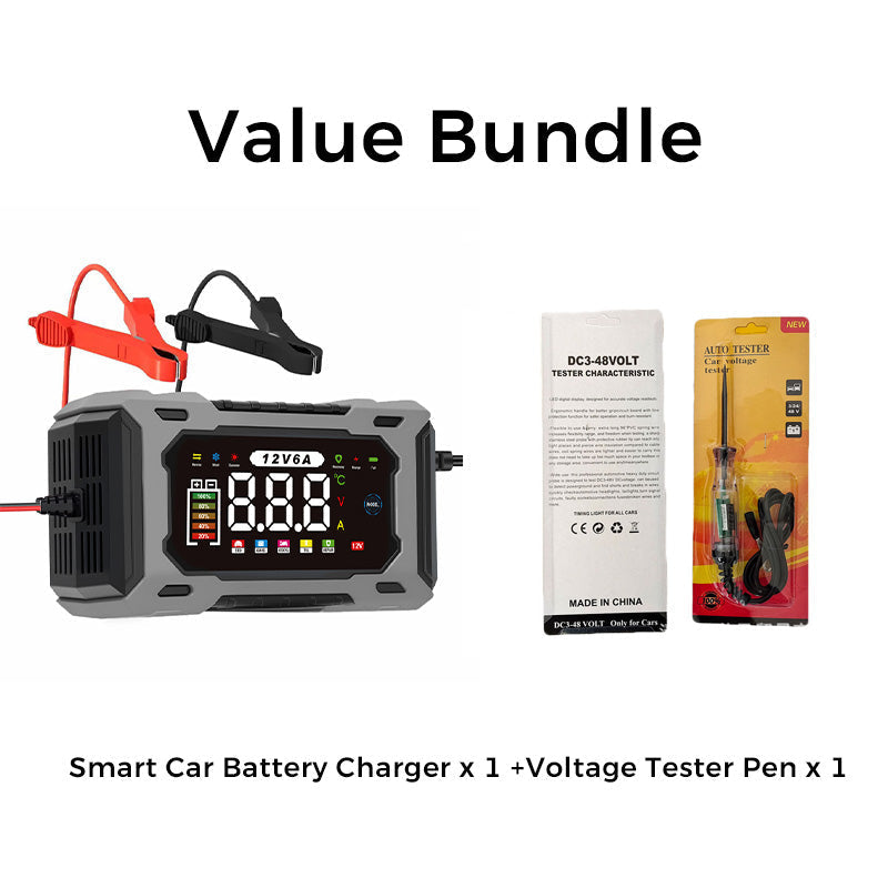 ⏰🔥OFFERTA VALIDA PER POCO TEMPO – 50% DI SCONTO! ⚡ Caricabatteria intelligente per auto 12 V 6 A con regolazione a impulsi – carica velocemente e in sicurezza, prolunga la durata della batteria! 🚗🔋