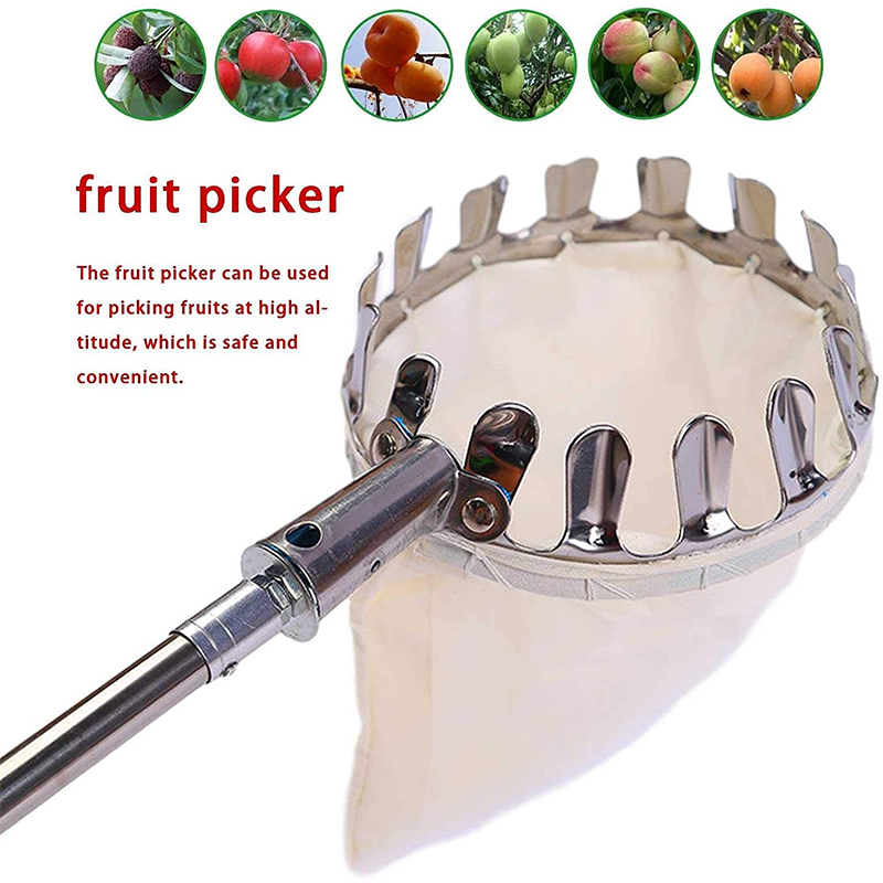 📢📢 50% DI SCONTO !! ⏰ Testa Cesto Raccogli Frutta – Progettazione Resistente, Montaggio Semplice, Ideale per Raggiungere i Rami Alti Senza Scala 🌳