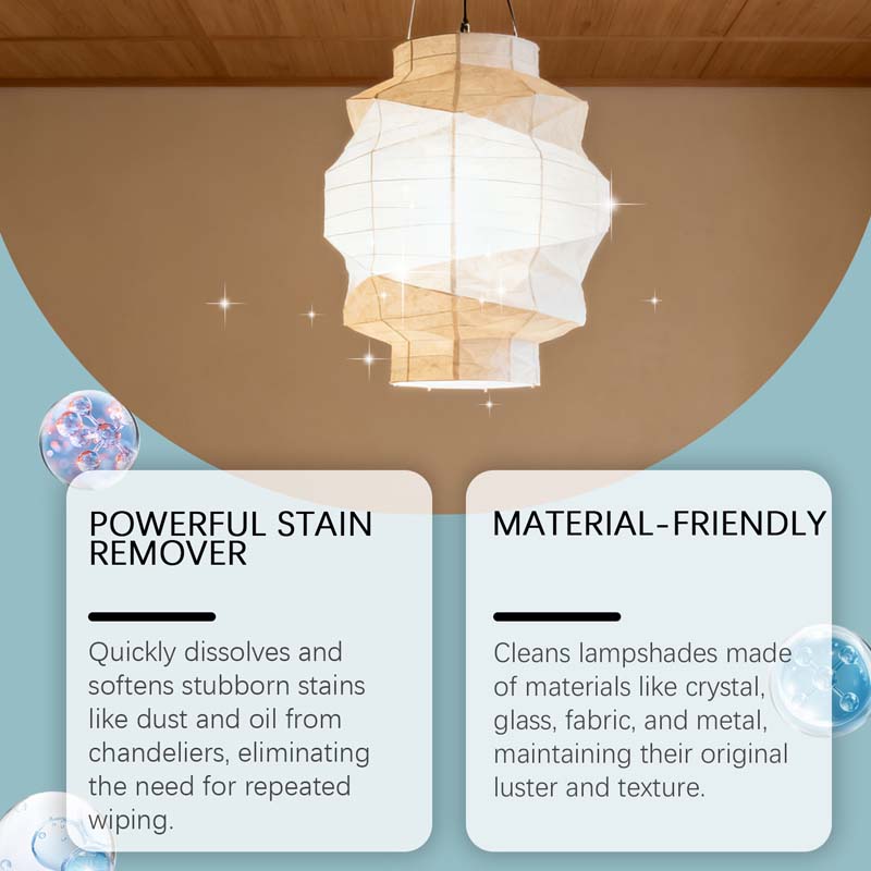 💡50% DI SCONTO🧼 Spray detergente per lampadari | Potente smacchiatore · Sicuro su tutti i materiali, non lascia residui · Protegge il metallo dall'ossidazione · Adatto a lampadari e luci decorative