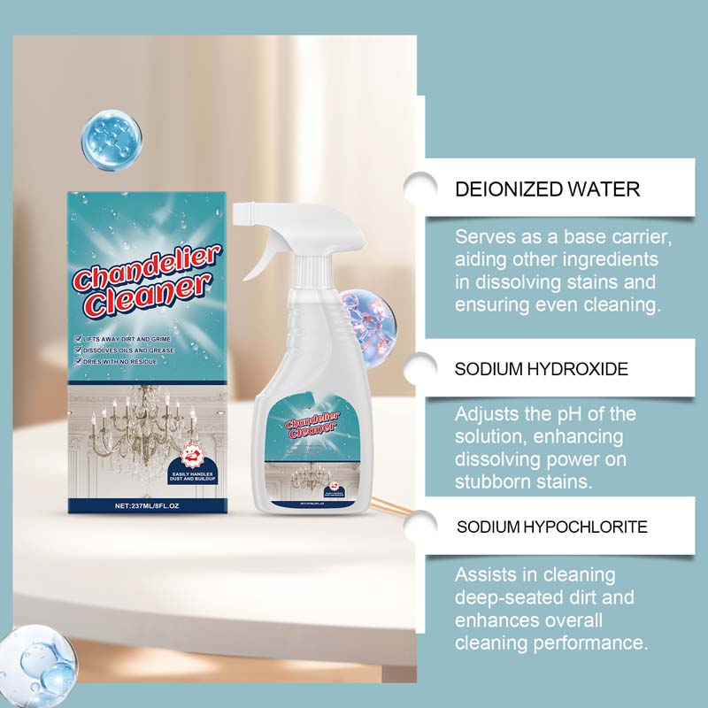 💡50% DI SCONTO🧼 Spray detergente per lampadari | Potente smacchiatore · Sicuro su tutti i materiali, non lascia residui · Protegge il metallo dall'ossidazione · Adatto a lampadari e luci decorative