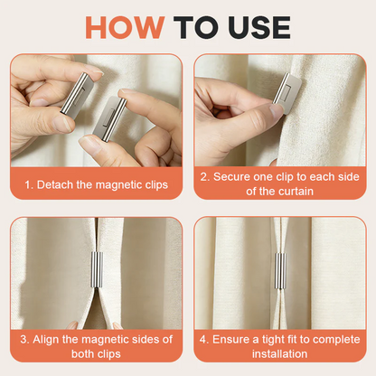 🏠Chiusure magnetiche per tende oscuranti🔒