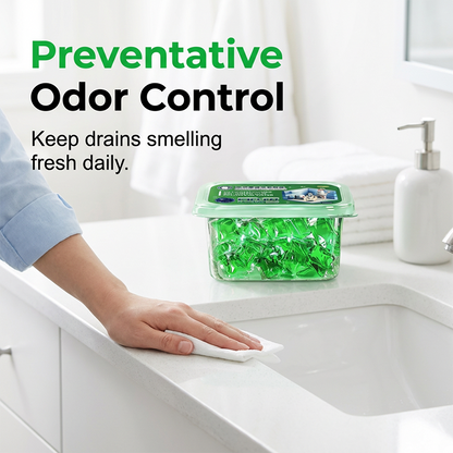 🌱♻️ Capsule Deodorizzanti Bio-Enzimatiche – La soluzione eco-friendly per scarichi senza odori! 🚿🍃