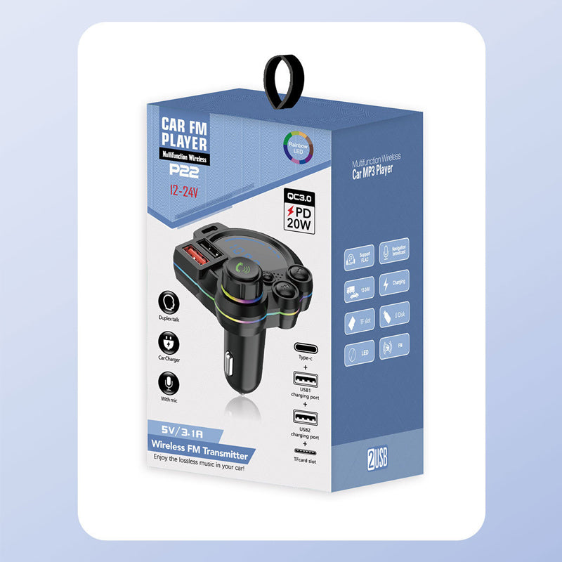 📻 SCONTO DEL 50%!🔥Trasmettitore FM per auto con doppia ricarica rapida🚗