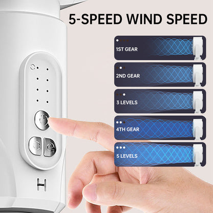 ❄️🔥 Ventilatore da pavimento a flusso d'aria silenzioso e a risparmio energetico alimentato via USB🍃